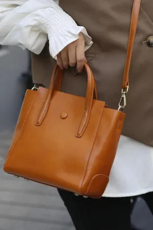 Fashion Genuine Leather Women's Shoulder Bag 2025 cowhide Versatile Crossbody bag luxury design handbag Female tote bag as gift