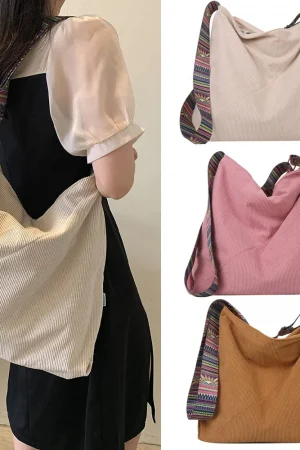 Tote Bag Women Large Crossbody Bag Stylish Handbag for Women Corduroy Bag shoulder Bag Casual Handbag